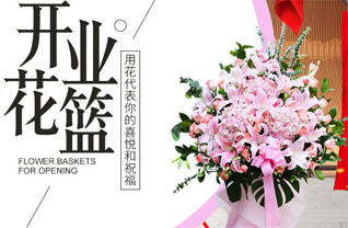 江苏南京浦口区盘城街道花篮配送